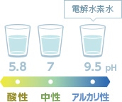 ※日本トリム資料画像より：電解水素水とは図解